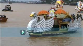 Hiburan Merakyat !! Lomba Perahu Hias Sungai Batanghari !! (Video 3)