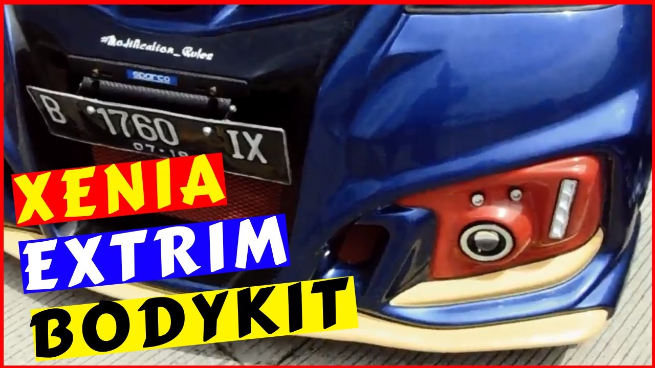 Modifikasi Mobil Xenia Ceper Extrim Bodykit Sticker Karakter By Smart13