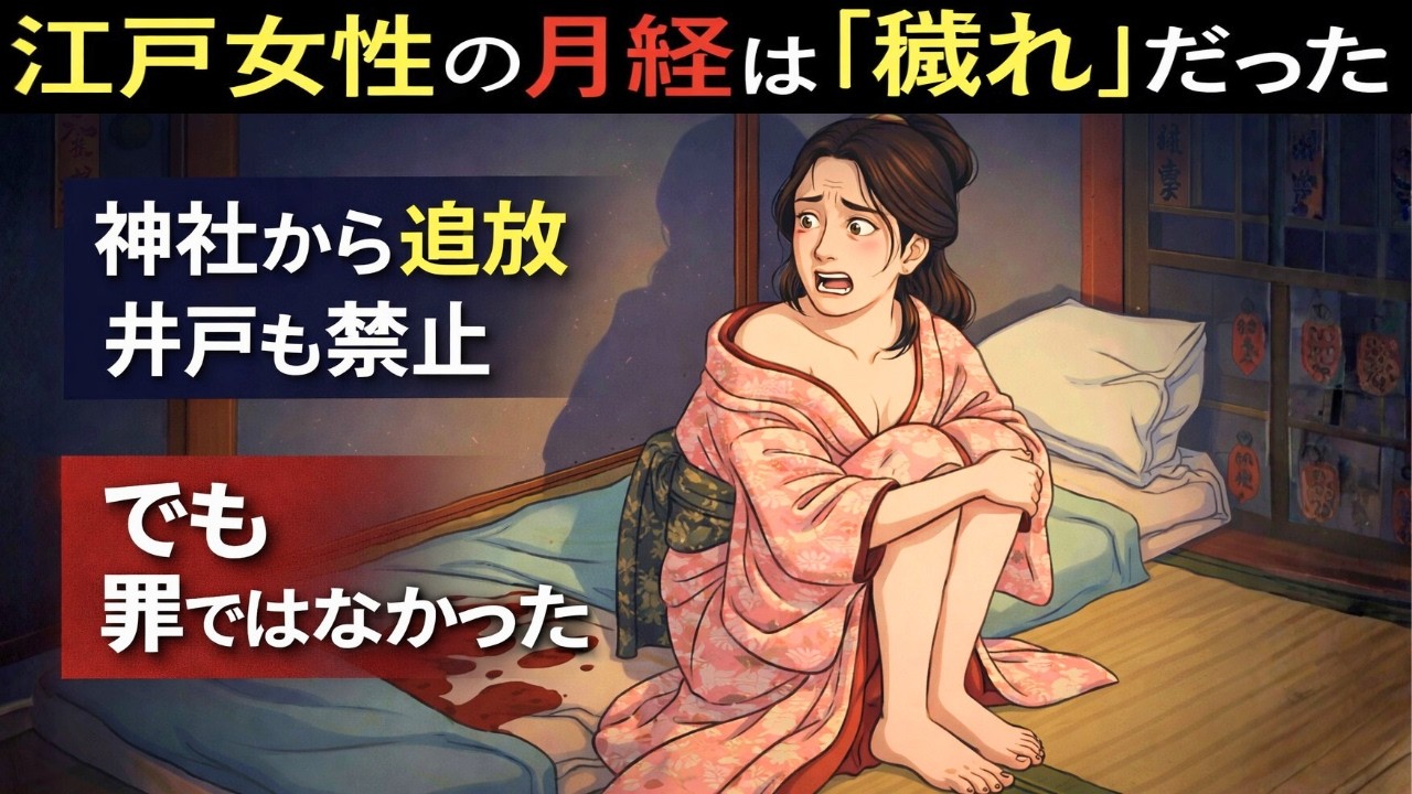 江戸女性の月経は「穢れ」だったのか。神社から追われた理由を知っていますか？今こそ真実を確かめてください【江戸時代の庶民】【江戸好奇心】【江戸時代】【月経と穢れ】【吉原の歴史】【江戸時代の庶民】