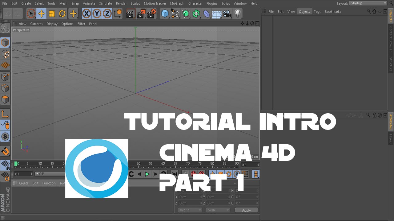 Tutorial de Intro Part 1 - Cinema 4D - YouTube