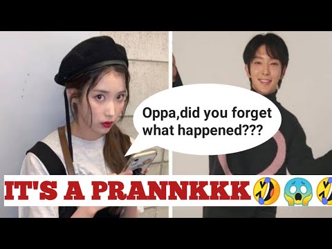 IU PRANKS LEE JOON GI ( HILARIOUS MOMENTS)