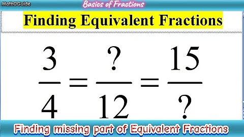 How to Complete Missing Equivalent Fractions | Equivalent Fractions | MathOGuide