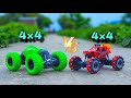 Rc Rock  Crawler 4×4 VS Rc Stunt Car 4×4 Video ||   Sabir Unboxing ||