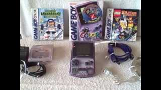 Nintendo GameBoy Game Boy Color Atomic Purple with original box CG608055990