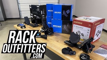 Yakima vs Thule vs Rhino-Rack Horizontal Kayak Carriers: DockGlide, Nautic, SweetRoll