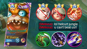 HELCURT JUNGLE WITH ATTACK SPEED HACK BUILD IS REALLY HACK!! (broken 101%)