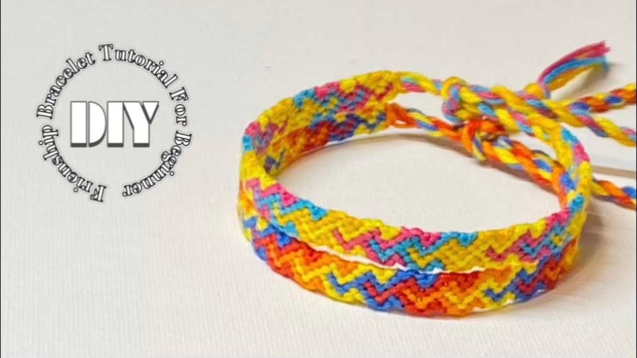 Easy Diy ‖ Friendship Bracelet Tutorial for beginners ‖ step by