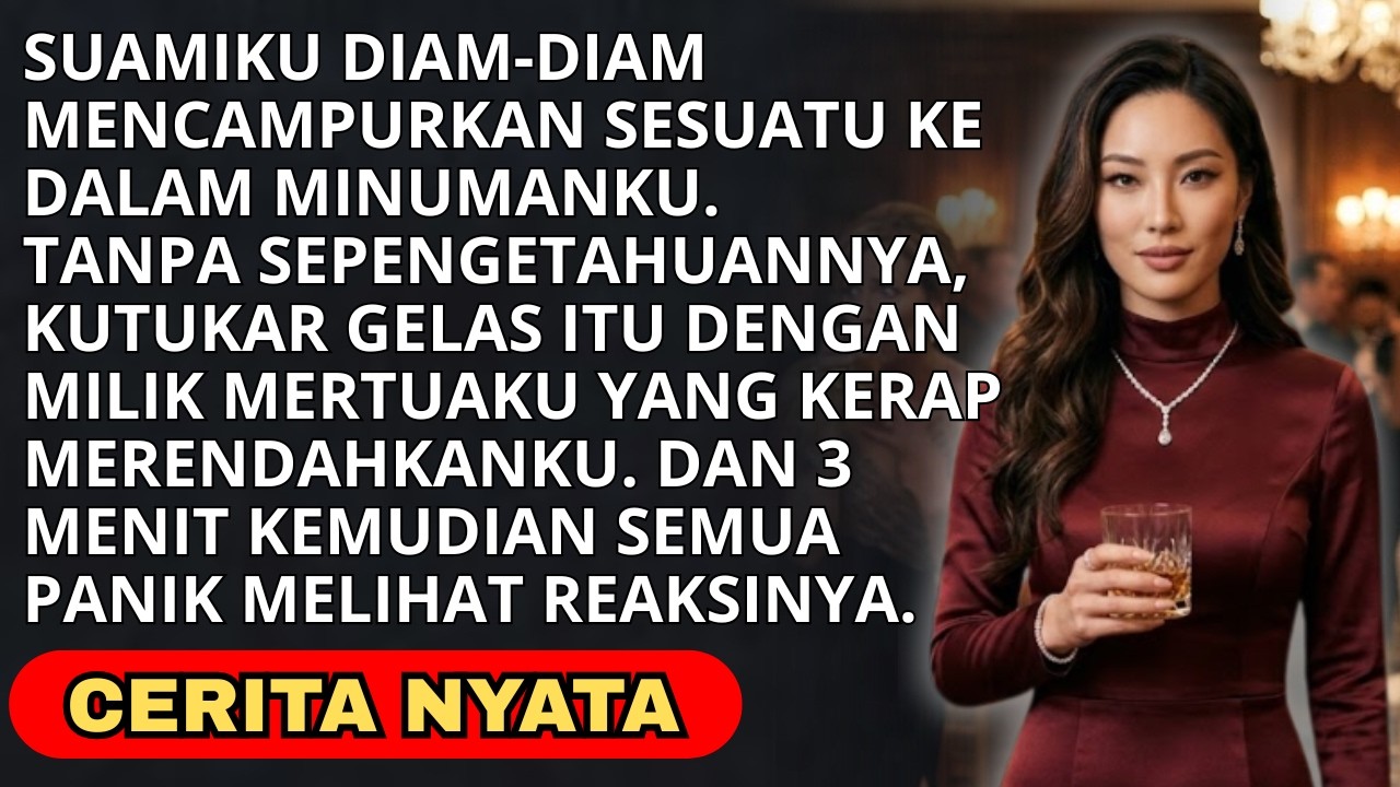 DIAM DIAM KUTUKAR MINUMAN YANG DIKASIH SUAMI DENGAN MINUMAN MERTUAKU - LALU SEMUA PANIK SAAT....