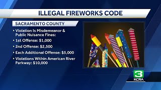 What to know about illegal fireworks violations in Sacramento County