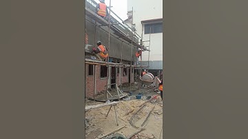 Plastering work for shophouse #automobile #siteoffice #construction #vlog #builder