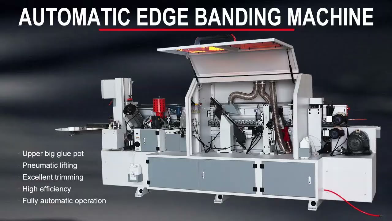 F350 Fully Automatic Oblique Straight Edge Sealing Machine Woodworking Machinery 45 degrees