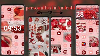 ♥️Personaliza tu Android edición red and pink/Sin launcher iOS 15♥️ screenshot 4