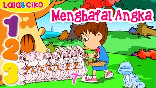 Belajar Menghafal Angka Latin 7 sampai 10 | Lala dan Ciko | Kartun Anak Channel