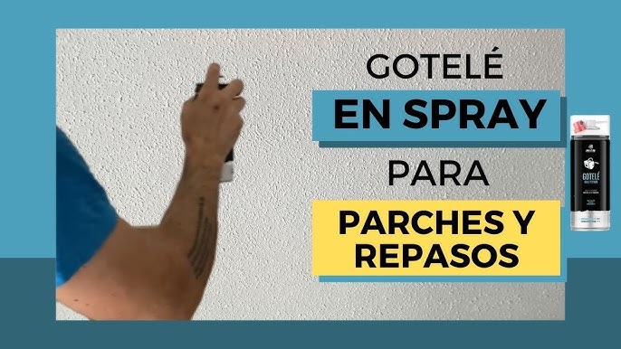 Descubre cómo utilizar el spray efecto gotelé