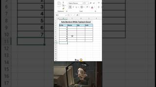 How to apply an automatic border in excel 😱 #excel #exceltips #exceltricks #exceltutorial #shorts