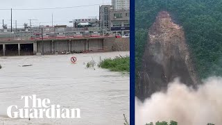 Torrential rains cause deadly landslides in South Korea