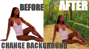 how to change background in pixellab | photo editing| delete background in PicsArt