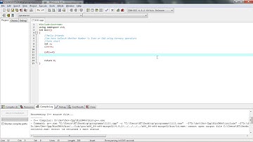 Check Whether Number is Even or Odd using ternary operators c++ tution