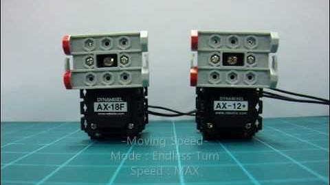 DYNAMIXEL AX-18F test video