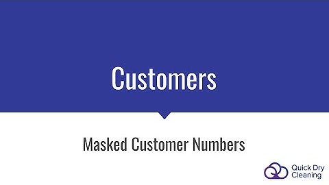Masked Customer Numbers in QDC