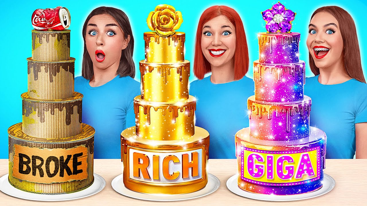 ريتش مقابل بروك مقابل تحدي غيغا للأغذية الغنية | حروب المزحة Multi DO Challenge