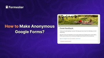 How to Make an Anonymous Google Form/Survey