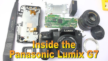 Inside the Panasonic Lumix G7: Camera Lens, Main Motherboard, and Battery
