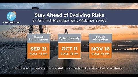 Webinar Rewind: Your Organization