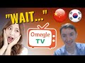 I shocked foreigners on omegle by speaking chinese and korean