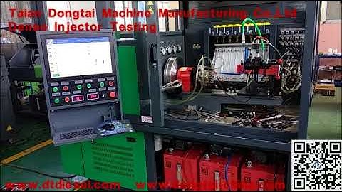 CR825 Test Bench Testing  Denso Injector