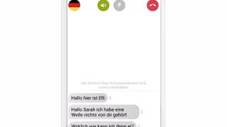 So transkribiert die Phonak myCall-to-Text App einen Anruf. screenshot 1