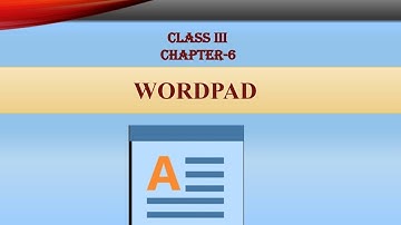 Class III: WORDPAD (PART I)