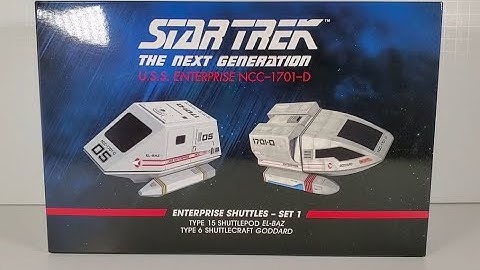 Eaglemoss Shuttlecraft 2 Pack Goddard/El Baz