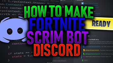 HOW TO MAKE FORTNITE SCRIM BOT DISCORD - PART 4 (start command)