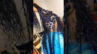 Boho Braids With Human Hair Leave-Out Very simple Style