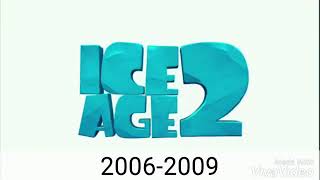 Chronology OF The Title Cards From (Ice Age 1.2.3.4.5) 2002-2016