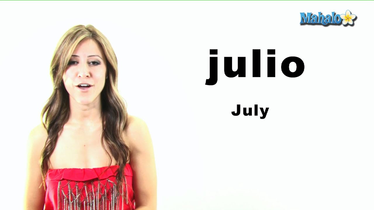 July in spanish language
