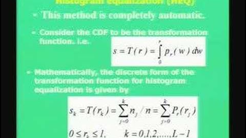 Lecture - 43 Digital Image Processing