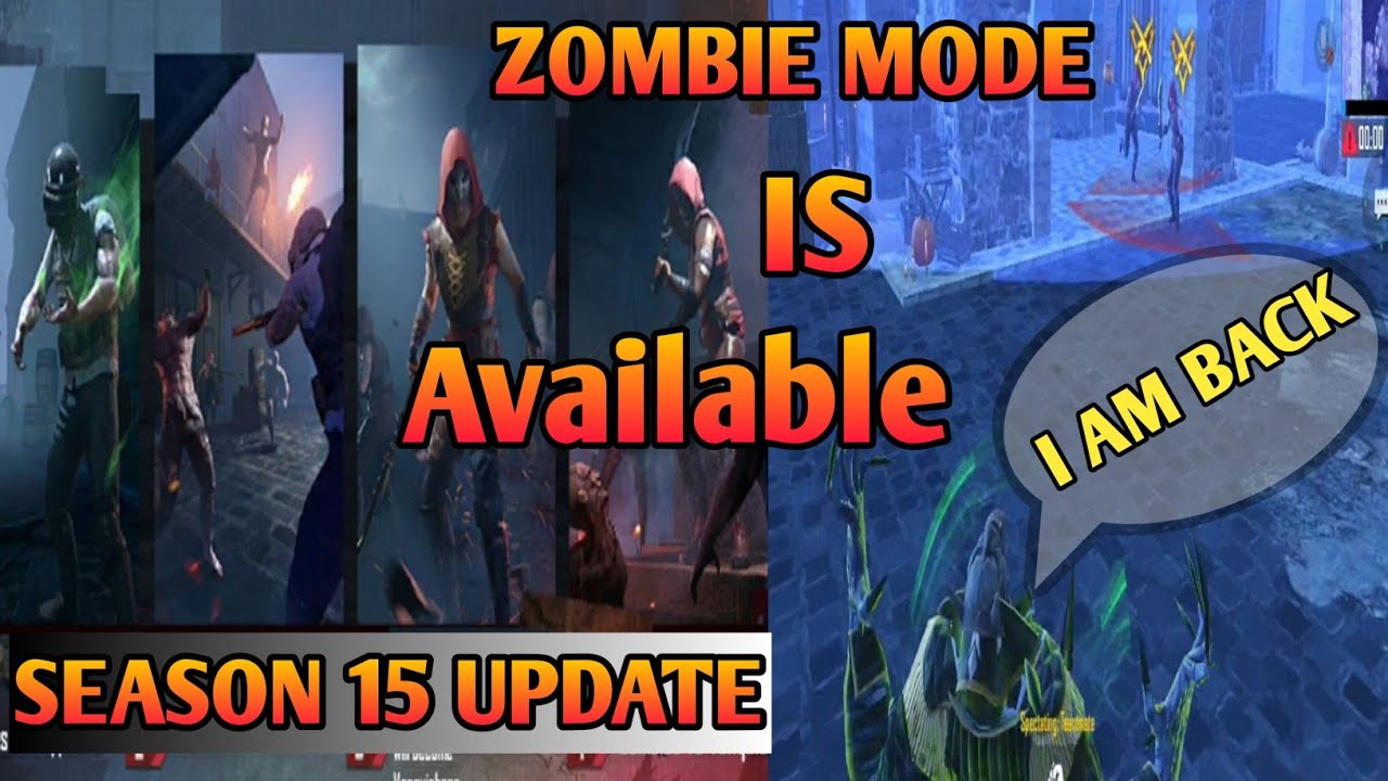 SEASON 15 UPDATE || ZOMBIE MODE IS BACK PUBG MOBILE