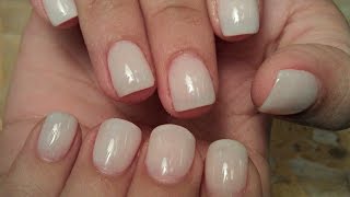 HOW TO SOFT WHITE NATURAL NUDE ACRYLIC NAILS TUTORIALS screenshot 2