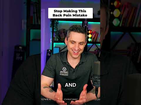 If you've tried everything for your back pain, that's actually part of the problem.