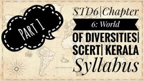 STD6||Chapter 6:World of Diversities||SCERT||Kerala Syllabus