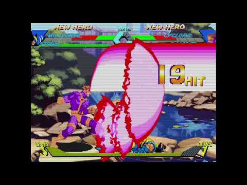 X-Men vs. Street Fighter - Wolverine, Storm vs. Cyclops, Gambit 4