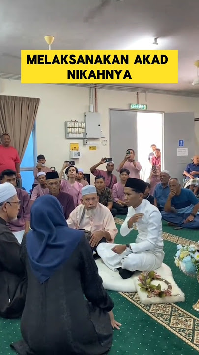 momen haru ketika pengantin pria tuna rungu akad nikah ‼️‼️ #akadnikah #tunarungu #momenharu #nikah