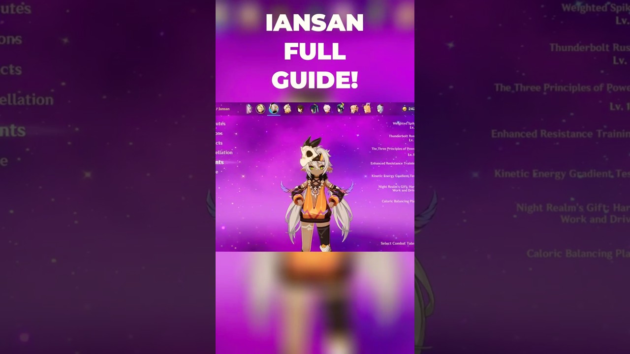 Iansan Guide! Best Build, Talents, Weapons, Artifacts & Teams | Genshin Impact