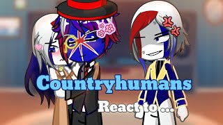 Countryhumans react to ....| Part 3| Gacha life 2