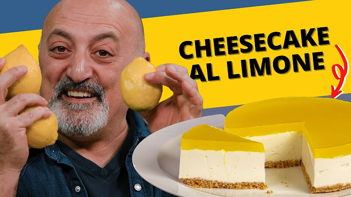 Cheesecake al limone