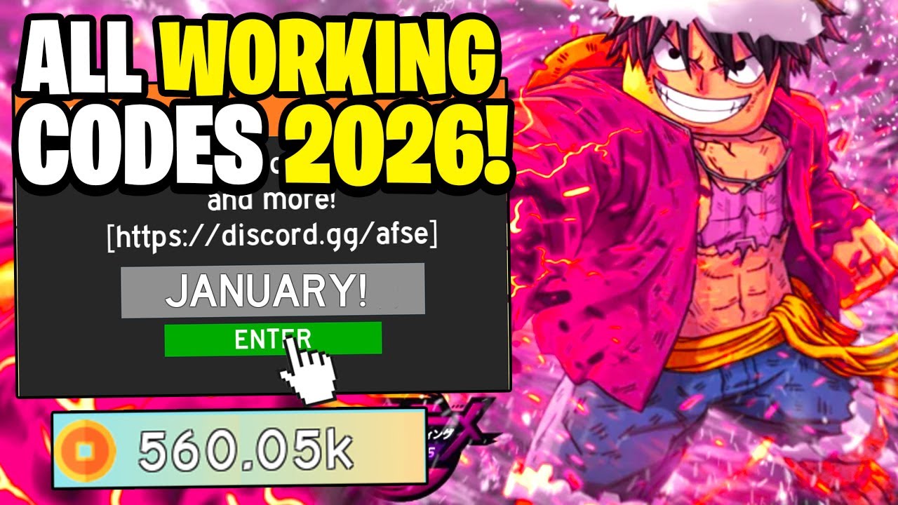 ALL WORKING CODES FOR ANIME FIGHTING SIMULATOR ENDLESS 2026! ANIME ...