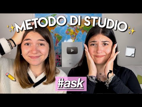 NON CI STANCHIAMO MAI A STUDIARE? ASK METODO DI STUDIO📚💖