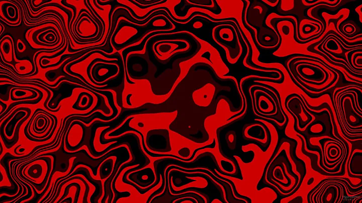 10-Hour Abstract Red & Black Fluid Wallpaper – Hypnotic Visual Screensaver